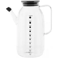 Almina Ölspender Luana Di Olio Ölflasche mit Deckel - Glasflasche 1000 ml, (1-tlg)
