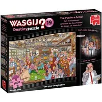 Jumbo Spiele Puzzle Wasgij Destiny 19 Die Kneipe Im Puzzle-Eck 1000 Teile Puzzle, 1000 Puzzleteile, Made in Europe