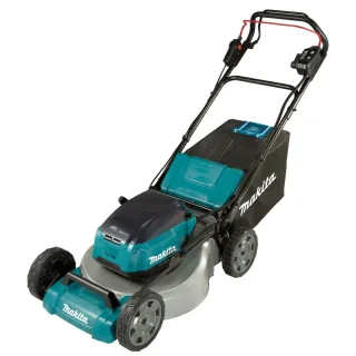 Makita Akku-Rasenmäher 2x18V / 5,0 Ah, 4 Akkus + Ladegerät DLM465PT4