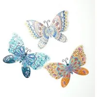 formano Wanddekoobjekt Sommerzeit, Höhe: 20cm, Farbe: Mehrfarbig, Motiv: Schmetterling