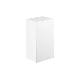 Emco evo Halb-Hochschrank 957950404 750mm, mit Glastür, weiss hochglanz / optiwhite
