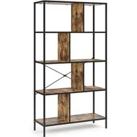 Vicco Raumteilerregal Fyrk, Antikholz/Antikholz, 80 x 146 cm, 1-tlg.