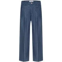 Cambio 5-Pocket-Jeans Aimee seam cropped eco rinsed