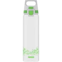 Sigg Trinkflasche stylische Sportflasche mit Einhandverschluss, SIGG Trinkflasche 'Total Clear One MyPlanet' - 0,75 L