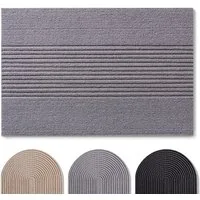 Blumtal Fußmatte rutschfeste Schmutzfangmatte aus langlebigem Polyester, Fußmatte innen/Schmutzfangmatte außen