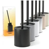SAVEGA WC-Reinigungsbürste SAVEGA - Klobürste Silikon Edelstahl, Badezimmer, Toiletten, Gästewc, (Packung, 2-tlg), hygienische Silikonborsten, schnelltrocknend,wasserabweisend