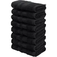 OTTO home Handtücher Vanessa, 8 Handtücher, 50x100cm, in Standard- und Premium-Qualität, Walkfrottee (Set, 8-St), Handtücher mit Bordüre, 100% Baumwolle, einfarbig, weich