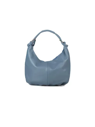 Giulia Monti Schultertasche Stahlblau
