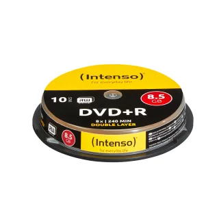 Intenso 10 x DVD+R DL | 4311142 | 8.5 GB 8x - Spindel
