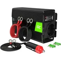 Green Cell Wechselrichter Wechselrichter / Spannungswandler 12 auf 230V 500/1000W GC-INV16