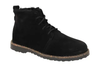 Birkenstock Damen Stiefeletten 1028154 UPPSALA MID SHEARLING Schwarz_BLOCKABSATZ