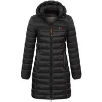Geographical Norway Steppmantel Damen Herbst Jacke Steppjacke Outdoor leicht Kapuze Übergangsjacke