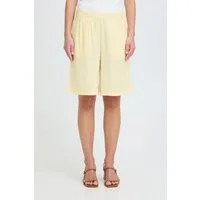 OXMO Leinenhose OXNInna Leinen-Mix-Shorts mit Bundfalten - Loose Fit