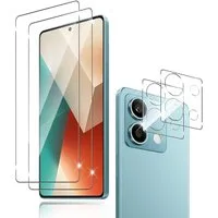 MSM Displayschutzglas 2X Schutzglas (Display + Kamera) für Xiaomi Redmi Note 13 5G