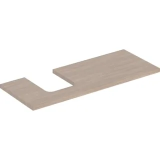 Geberit ONE Waschtisch-Platte, Ausschnitt links, für Aufsatzwaschtisch Schalenform 505295005