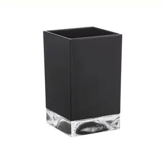 LAUFEN Becher BOXY Kartell 70x70x120 schwarz, H3823300910001 H3823300910001