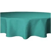Haus und Deko Tischdecke Tischdecke rund 140 cm Ø beschichtet Leinenoptik wasserabweisend (1-tlg)