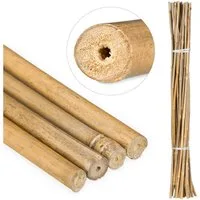 relaxdays Rankhilfe Bambusstäbe 105cm, natur