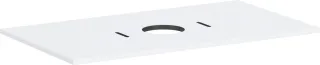 Hansgrohe Konsole Xilesa E 980x550mm m.Ausschnitt mitt.f.Aufsatzwasch.o.Hl mattweiss, 54276700 54276700