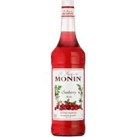 MONIN Getränke-Sirup, Monin Cranberry Sirup mit natürlichen Aromen 1000ml