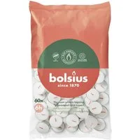 Bolsius Teelicht Bolsius Teelichte 6 Stunden Beutel 60 Stück weiß