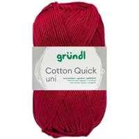 Gründl 50 Gramm Gründl Cotton Quick Uni Farbauswahl Häkelwolle