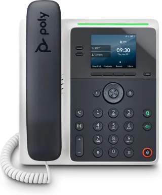 HP POLY Edge E100 IP Telefon und PoE-fähig | 82m86aa | IP-Telefon - Schwarz