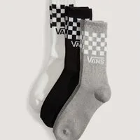 Vans Socken CLASSIC CHECK CREW (3-Paar) 3er Pack, sportlicher Stil, in den Größen S, M und L