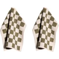 PAD Seiftuch CHESS, 30x30 cm, Frottee (Set, 2-St), 2-tlg. Set, Made in Europe, 100% Baumwolle, modernes Karo Design