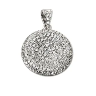 Orphelia Damen-Kette aus 925er Sterlingsilber mit Anhänger – Silber ZH-4435