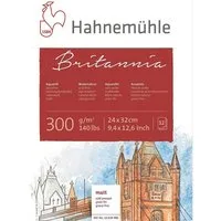 Hahnemühle Aquarellblock Britannia Aquarellblock 24x32cm 300g/m², matt