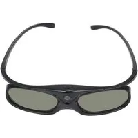 TPFNet 3D-Brille Aktive Shutterbrille kompatibel mit DLP 3D Beamer, wiederaufladbare 3D Brille, DLP Link - Schwarz - 1 Stück