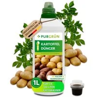 Purgrün Gemüsedünger Bio Kartoffel Dünger, NPK 3+2+6, Kalium, 1 Liter, Flüssigdünger, 1-St., 1 Liter