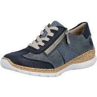 Rieker Sneaker Schnürschuh, Halbschuh, Casual-Sneaker mit Reißverschluss