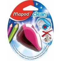 MAPED Anspitzer Spitzer mit Auffangbehälter Clean 2 Stiftgrößen farbig sortiert in Bli