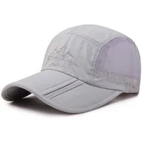 Zaewry Baseball Cap Unisex Baseballkappe Folding Outdoor Hat UPF 50+ Sun Protection Mesh Sport Hat