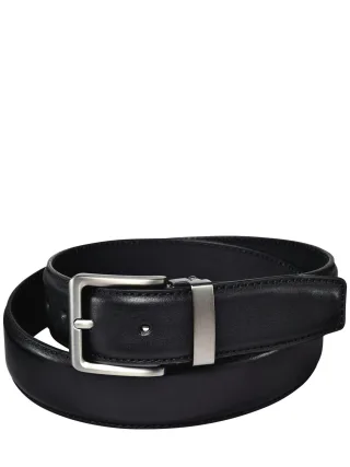 Mey & Edlich Herren Der schwarze Gürtel Schwarz 3,5 cm Breite