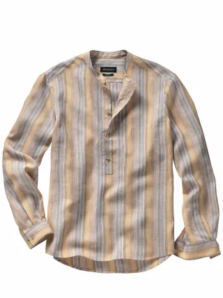 Mey & Edlich Herren All-Inclusive-Hemd Beige 100 % Leinen
