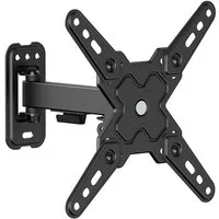 VALUE Monitor-Halterung TV-Wandhalterung, 2 Drehpunkte, (bis 43 Zoll, 13-43 Zoll, bis 20 kg)