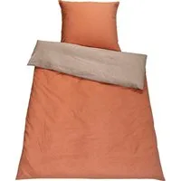 SETEX Wendebettwäsche Chambray, Chambray, 2 teilig, mit Wendefunktion