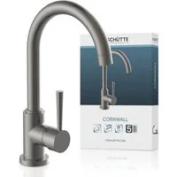 Schütte Spültischarmatur CORNWALL energiesparender Cold-Start, 360° schwenkbare Mischbatterie, Hochdruck