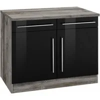 KOCHSTATION Unterschrank KS-Samos 100 cm breit