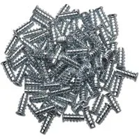 SO-TECH® Schrauben-Set Euroschrauben Vario Spezialschraube Vollgewinde Bohrung 5 mm, (100 St), 6,3 x 11 mm (Kopfdurchmesser: 7,7 mm), mit Senkkopf