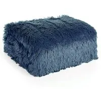 Wohndecke TIFANY/1 Flauschige Decke Kunstfell Überwurf Sofadecke Kniedecke, Design91, 200x220 70x160 150x200 170x210 cm
