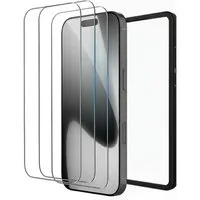 Futurea Schutzfolie iPhone 17 Schutzfolie Panzerglas Schutzglas 3ERPACK, (mit Reinigungskit frustfrei ohne Blasen, einfach anzubringen mit Installationsrahmen leichte Anbringung), optional 3x Kameraglas für Apple iPhone 17, 17 Air, 17 Pro, 17 Pro Max