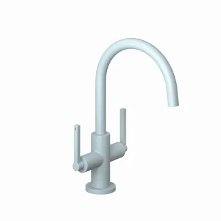 Kludi NOVA FONTE Waschtischarmatur PURISTIC Einlochmontage Matt Light Blue, 20118O415 20118O415