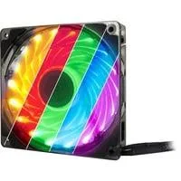 Argus L-12025 Aura RGB, Gehäuselüfter schwarz/transparent, 120 mm