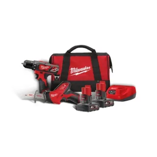 Milwaukee M12 Set M12 Powerpack BPP2C-402B - 4933441230