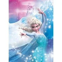 Komar Bild Frozen 2 Elsa Action, Disney (1 St), Wandbild zur Dekoration im Kinderzimmer - ohne Rahmen