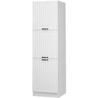 Vicco Hochschrank Fame-Line, Weiß Landhaus/Weiß, 60 cm (1-St)